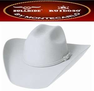   NEW Montecarlo Bullhide LEGACY SB 8X FUR Blend Western Cowboy Hat NWT