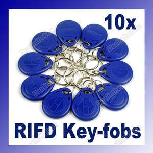 New10pcs RFID Proximity ID Token Tag Key Keyfobs 125Khz  