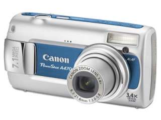 Canon PowerShot A470 Digitalkamera (7 Megapixel, 3 fach opt. Zoom, 2,5 