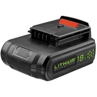 BLACK & DECKER18 Volt Lithium Battery Pack