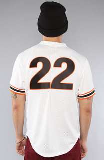 Mitchell & Ness The San Francisco Giants WIll Clark BP Jersey in White 