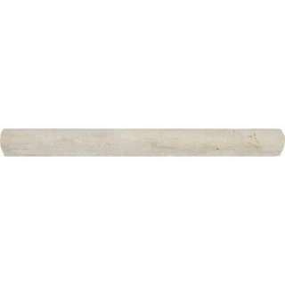   Colisseum 12 in. x1 in. Beige Travertine Dome Moulding Honed Wall Tile