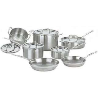   Pro 12 Pc. Triple Ply Stainless Cookware Set MCP 12 