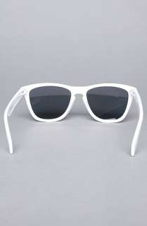OAKLEY The Oakley Frogskin Sunglasses in Polished White and Ruby 