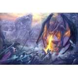 Empire 489227 Fantasy   Attack at the Gorge Drachen Dragon Poster 
