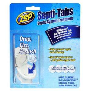   Septi Tabs 0.23 oz. Septic System Treatment ZUSEPT4 at The Home Depot