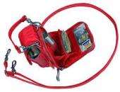 NEW RED CELL PHONE CADDY WALLET W/ STRAP  
