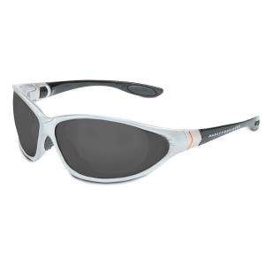   Safety Glasses with Gray Tint Anti Fog Lens and Black/Silver Frame