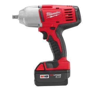 Milwaukee M18 Cordless Red Lithium 1/2 in. High Torque Impact Wrench 