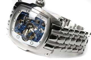 Invicta Mens Lupah Mechanical Skeleton Dial Bracelet Watch w/ 2 