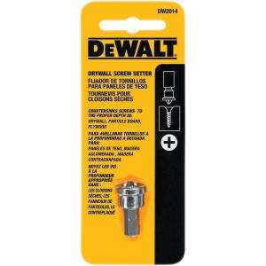 DEWALT Tool Steel Drywall Screw Setter DW2014 Z 