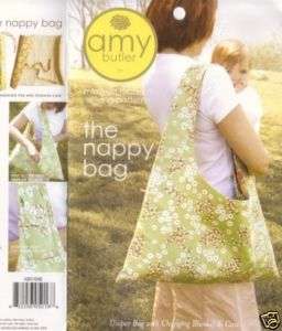 AMY BUTLER Schnittmuster THE NAPPY BAG + PAD + CASE  