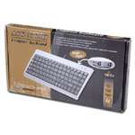 SOLIDTEK Slim USB Hub Keyboard (Silver/Black) Item#  S144 1028 