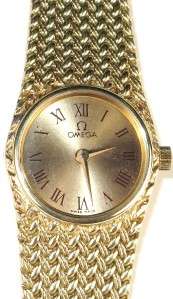 DECO SOLID 14KT YELLOW GOLD 1455 OMEGA WATCH 35.2grams  