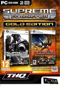 Supreme Commander & Forged Alliance GOLD Edition New PC  