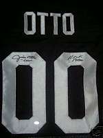 JIM OTTO AUTOGRAPHED SIGNED RAIDERS JERSEY HOF  