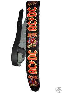 AC / DC  Are You Ready?  2.5 Wide Leather Guitar Strap #1021  
