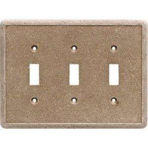 Weybridge 3 Gang Noche Toggle Wall Plate SWP106 02 at The Home Depot