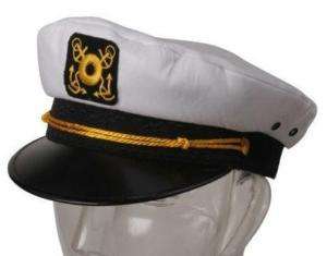 Cotton Admiral Cap Captain Hat Navy Costume Sailor Sea  