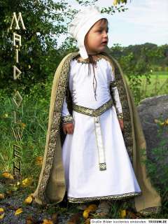 Mittelalter Kelten Kleid Set MAID OLWEN Gr 98 116  