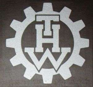 THW Aufkleber Technisches Hilfswerk Logo 9cm  
