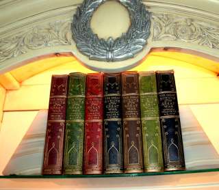   Books   Beautiful Leather Library Set Home Decorator Collection  