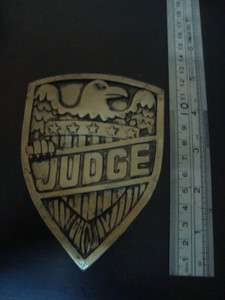 Judge Dredd JUDGE badge RESIN GOLD PROP  