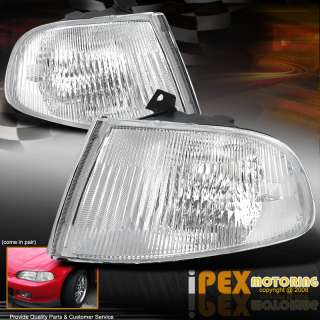   Coupe Hatchback JDM Clear Corner Turn Signal Bulb Lights Lamps  