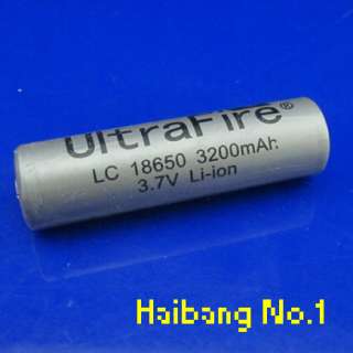 4pcs Ultrafire 18650 3200mAh 3.7V Rechargeable Li ion Battery  