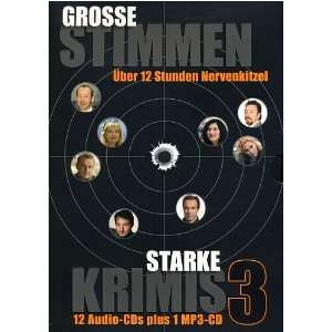 Große Stimmen   Starke Krimis (13 CD Hörbuchset) [Various Artists 