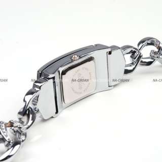 Lady Woman Quartz Crystal Bracelet Bangle Watch Gift  