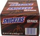 30EUR/1kg) Snickers Big One 2er Pack 24 Riegel x 80g  