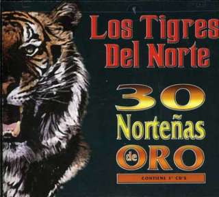 LOS TIGRES DEL NORTE   30 NORTENAS DEL ORO [CD NEW] 808835037327 
