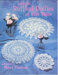 Favorite Ruffled Doilies of Rita Weiss~Crochet~ASN 1041  