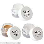 NYX COSMETICS EYESHADOW BASE   PICK ANY 1 COLOR   WHITE , PEARL OR 