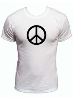 PEACE RETRO HIPPIE FLOWER POWER 60er 70er T Shirt S 3XL  