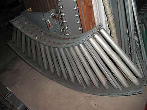 Gravity Conveyor 90 Degree Turn Curve Rollers   Buschman Alvey FKI 