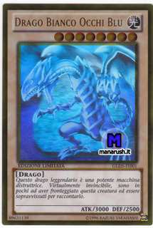 YUGIOH Drago Bianco Occhi Blu GLD5 IT001 Serie Oro 5 Blue Eyes White 