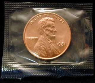   USA. 1 cent 1981 scellé [n°3121]
