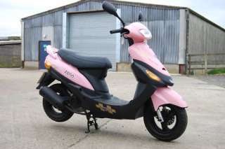 NEW SPORTS 50cc PINK MOPED PED SCOOTER 50 FULL WARRANTY  