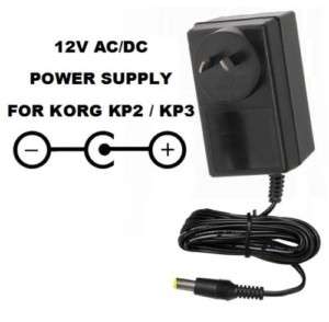 12V POWER SUPPLY ADAPTER FOR KORG KAOSS PAD KP2 & KP3  