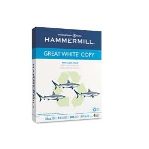  Hammermill Great White Recycled Copy Paper HAM86700 
