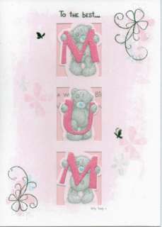 ME TO YOU TO A VERY SPECIAL MUM TATTY TEDDY BEAR HOLDING LETTERS 