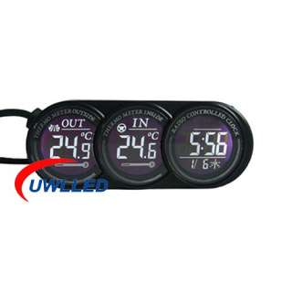   Nouveau Style de Voiture Horloge/Calendrier/Thermomètre