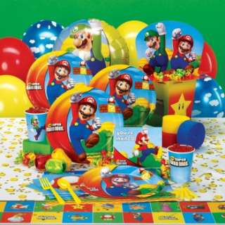 Super Mario Bros Party Favor Box Kit Birthday Nintendo