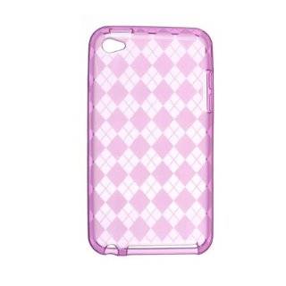  (Pink) Hard Rubber Skin Case Cover for Apple iPod Touch 4 