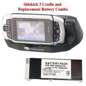   battery support) + 1440 MaH Battery for Sidekick 3 Cell Phones