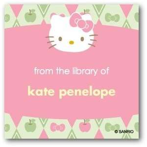  Custom Gift Tag Stickers   Hello Kitty Argyle Charm By 