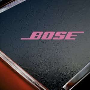  Bose Pink Decal Bose Audio Car Truck Bumper Window Pink 
