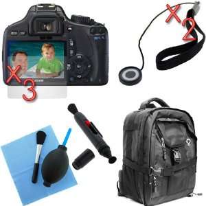  accessories Bundle kit Include Large Camera Backpack Case for Canon 